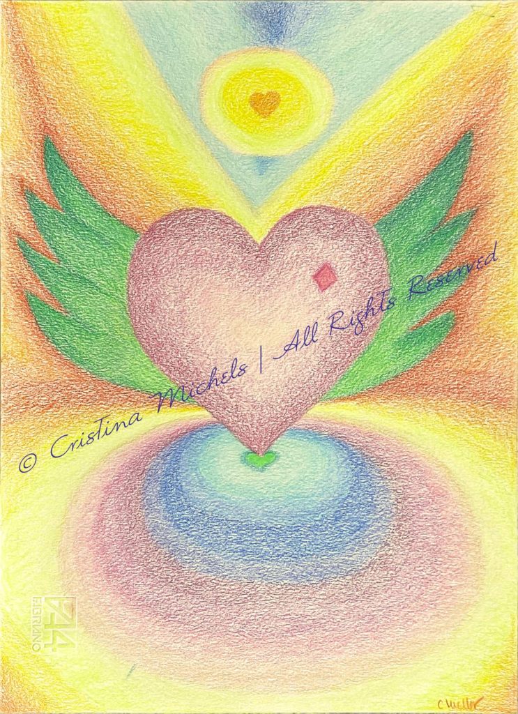 Original drawing “Angel Heart”