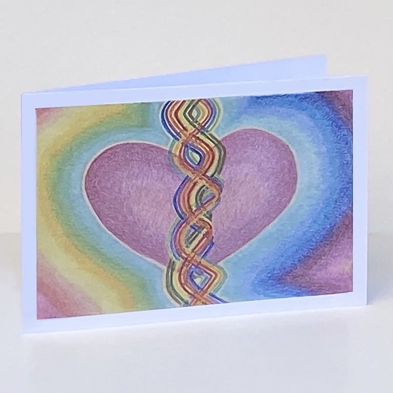 Greeting card “DNA Heart”