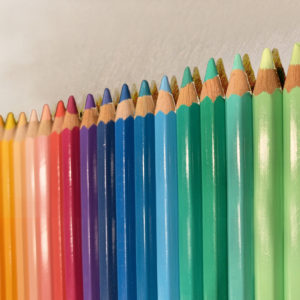 Photo of coloured pencils