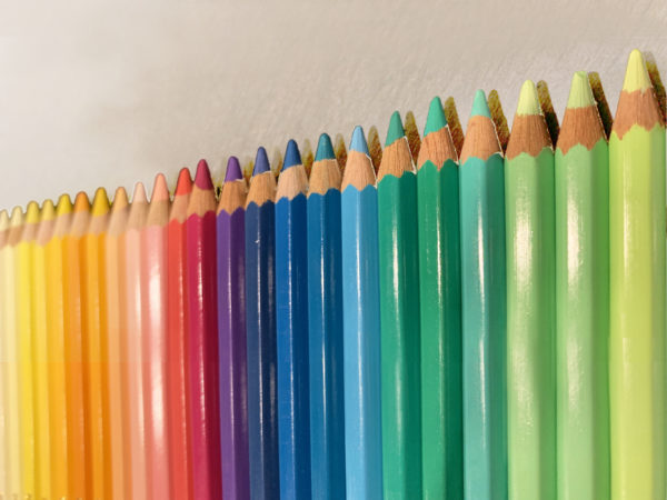 Photo of coloured pencils