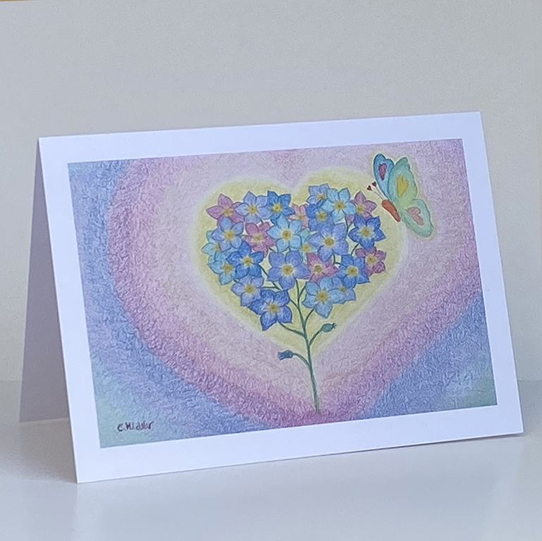 Greeting card “Forget Me Not”