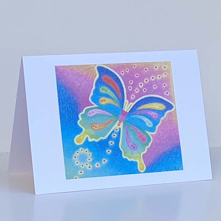 Greeting card “Butterfly Dance”