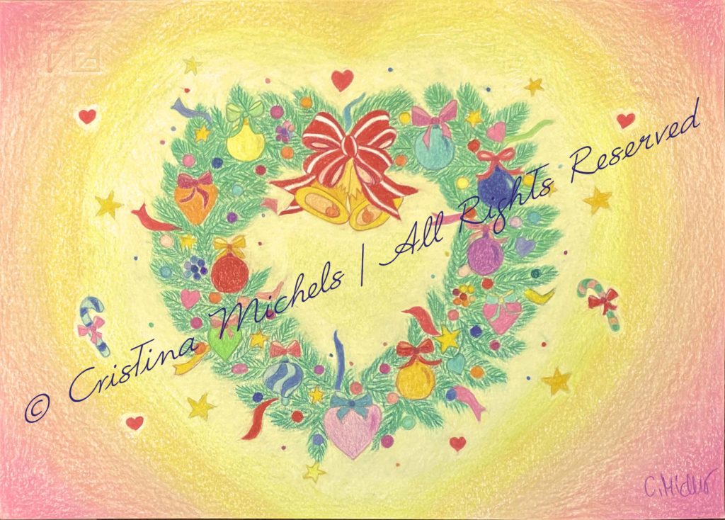 Original drawing “Garland of Joy”