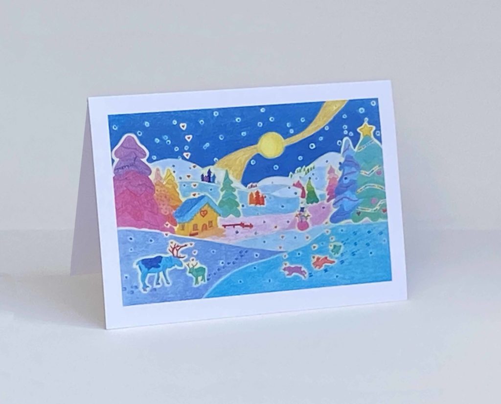Greeting card “Winter Magic”